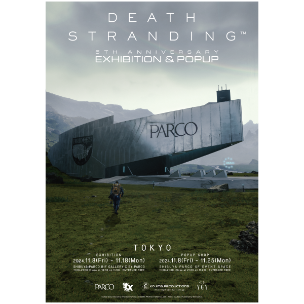 KOJIMA PRODUCTIONS×PARCO“DEATH STRANDING 5th Anniversary Exhibition & Popup” 